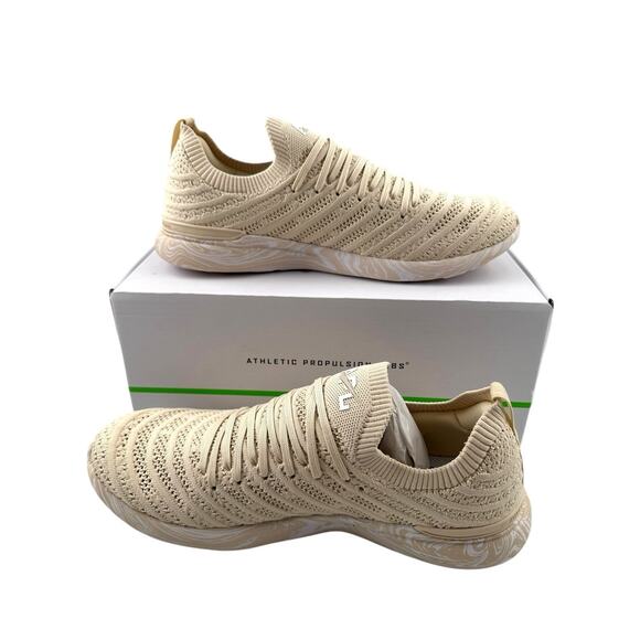 Athletic Propulsion Labs APL TechLoom Wave Vanilla Marble Casual Shoes Men’s 9.5 - Picture 2 of 8